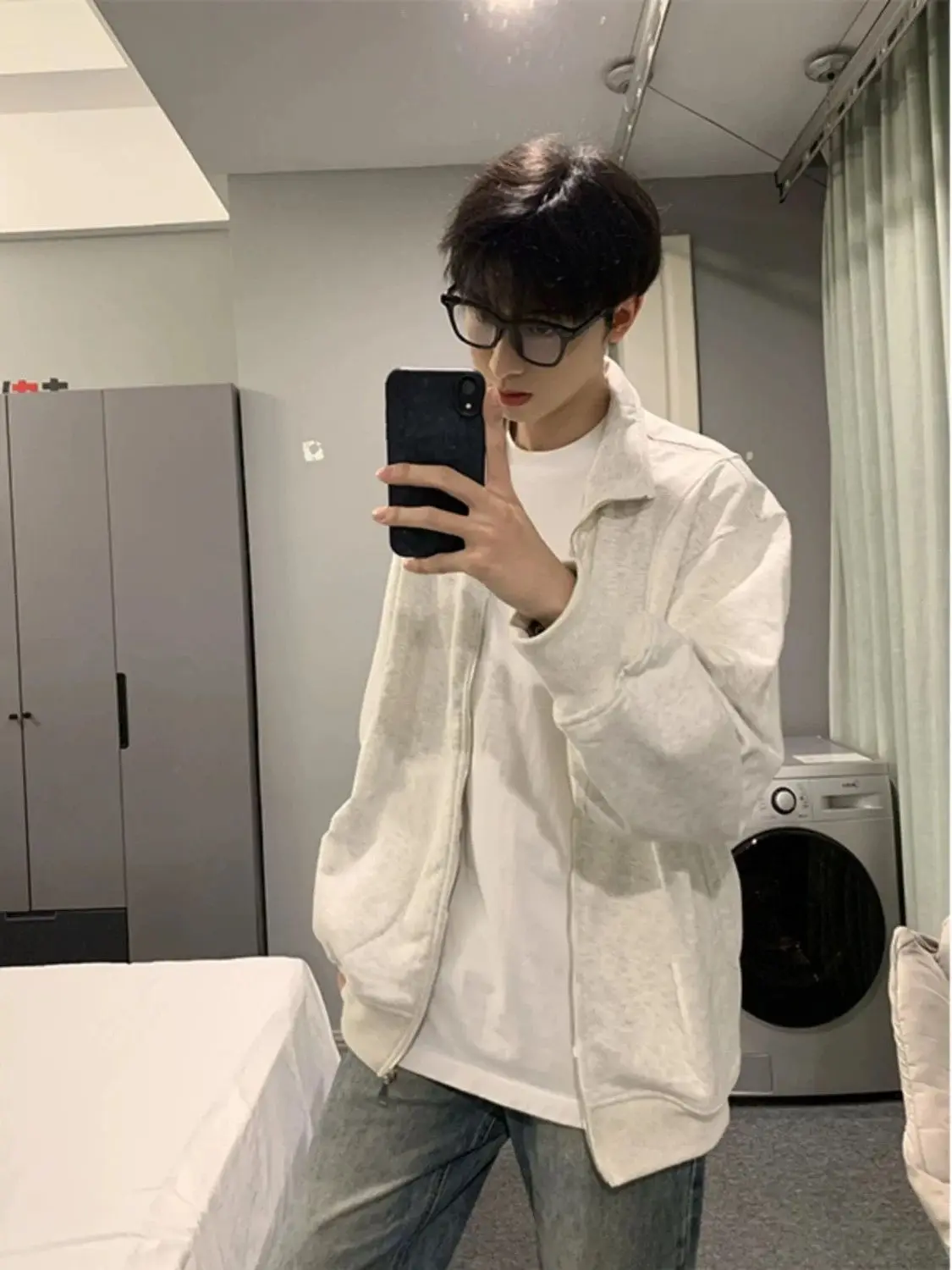 

Мужские летние льняные худи с капюшоном и леопардовым принтом, свободного кроя, с вентиляционными вставками, в стиле Y2K, зеленый градиент, модные, для Хэллоуина