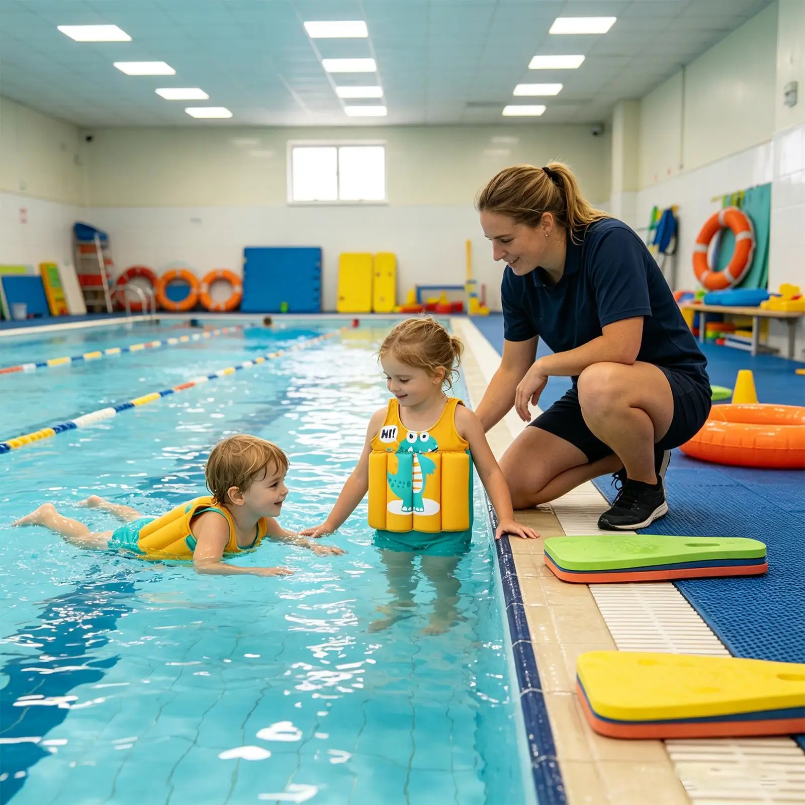 子供用フローティング水着-調節可能な浮力水着-取り外し可能な子供用フローティング水着-男の子-女の子-未就学児用