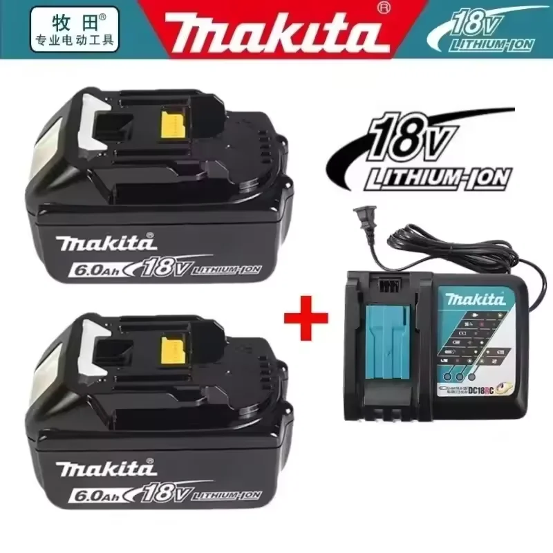 2026 Makita BL1860 BL1850B BL1850 BL1840 BL1830 Screwdriver Battery  Charger 18v Replacement Power Tool Batteries.