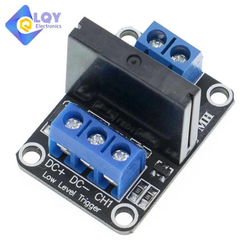 LQY Low Level 5V 1 2 4 8 Channel Solid State Relay Module SSR G3MB-202P 240V 2A Output With Resistive Fuse For Arduino