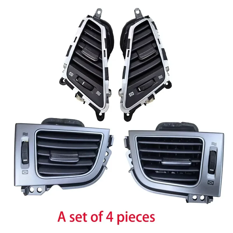 For Hyundai Elantra MD 2012-2016 Front Dash Center Console AC Air Vent Outlet Trim Cover Car Interior Accessories Black