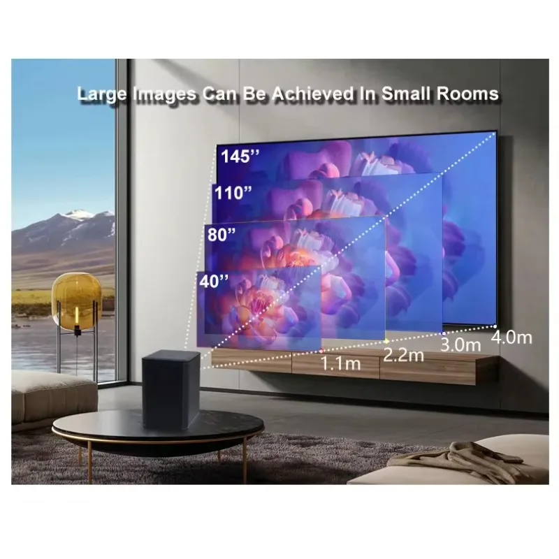 

4K Wifi Proyector Android HD Led Projector H6 Max TV Projector 4k 1080p Home Theater Video Projecteur Portable Mini Projector