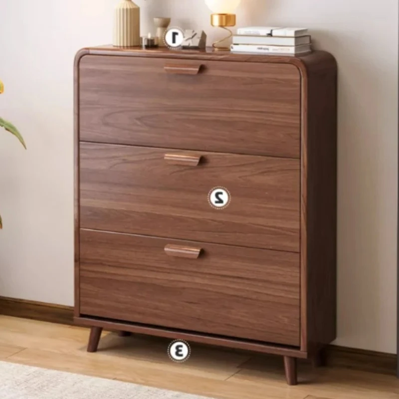 Layer Boots Shoe Racks Manmade Board Large Shelf Living Room Shoe Cabinet Storage Ultra Thin Rangement Chaussure Home Furniture