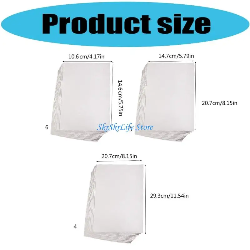 E65E 10 ورقة سميكة بوزن 300 جرام من ورق حافة سطح القطن مع سطوع عالي مثالي لفن الوسائط المختلطة والرسم الاحترافي #6