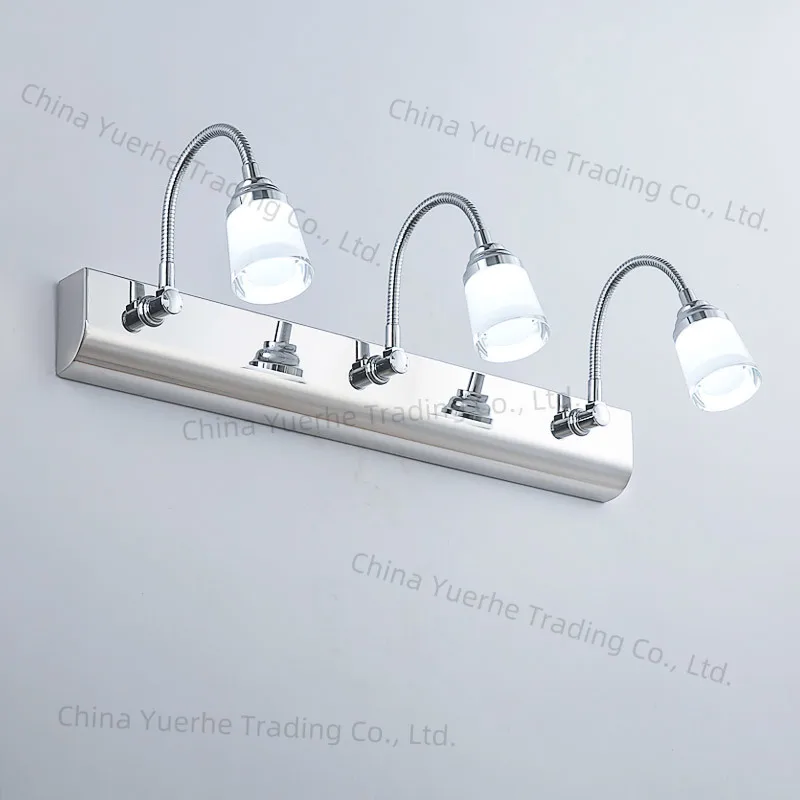 

Зеркальный передний светильник, светодиодный светильник для туалета, ванной комнаты, водонепроницаемый противотуманный зеркальный шкаф, настенный светильник, комод, современный минималистичный светильник