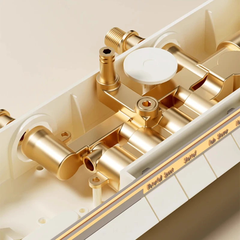 ชุดฝักบัวอาบน้ำ, ฝักบัวอาบน้ำในครัวเรือน, หัวฝักบัวอาบน้ำอุณหภูมิคงที่แบบดิจิตอลสำหรับห้องน้ำ