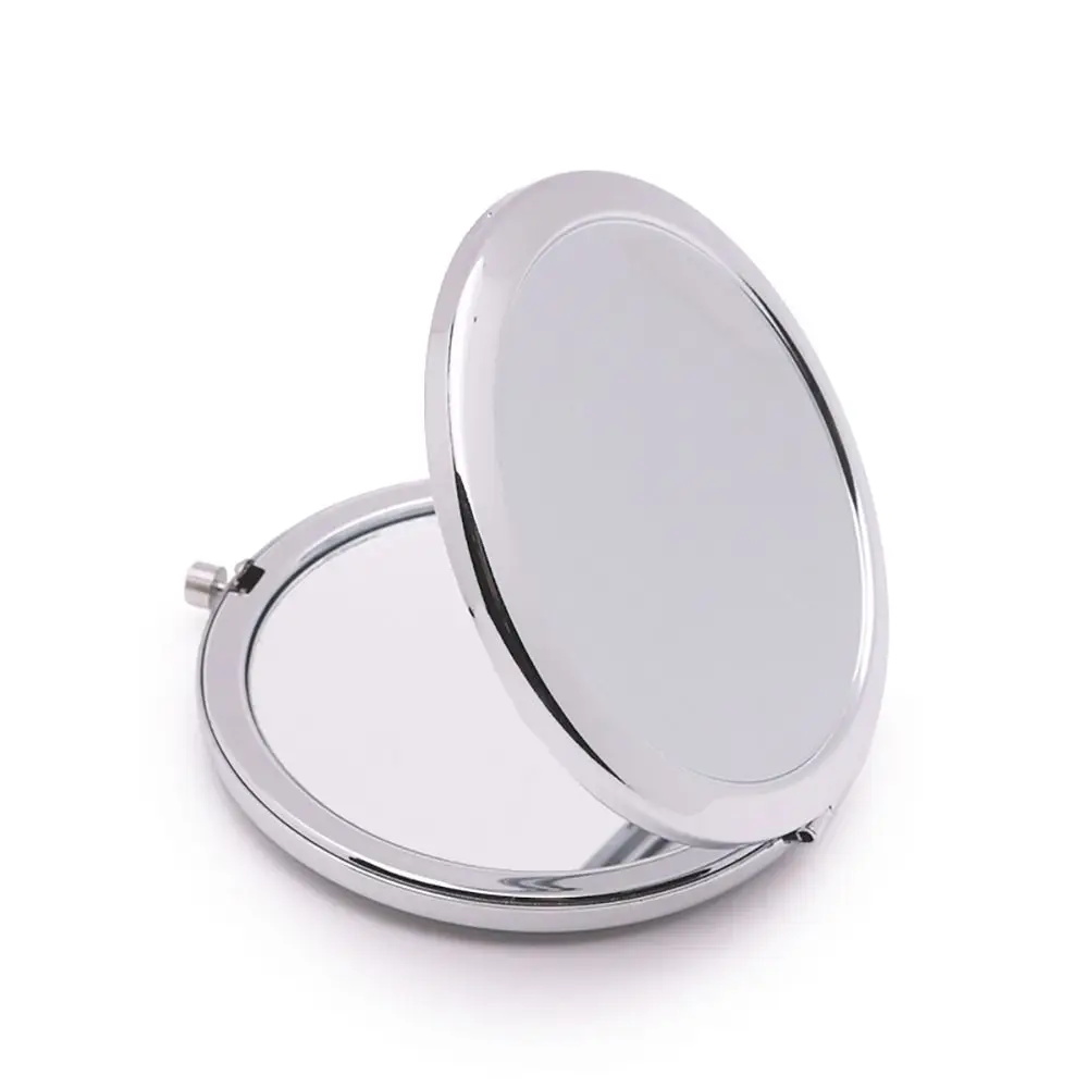 Convenient Small Portable Makeup Magnifying Mirror Portable Minimalism Cosmetic Mirror Folding Mini Mirror Female