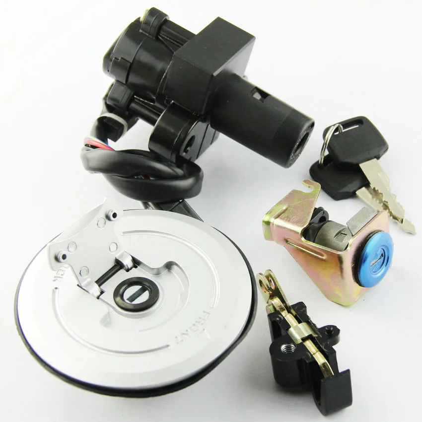 

For Honda XRV750 Africa Twin 1993-2000 Motorcycle Ignition Switch Fuel Gas Tank Cap Cover Seat Lock Key Set Kit 35100-MY1-007