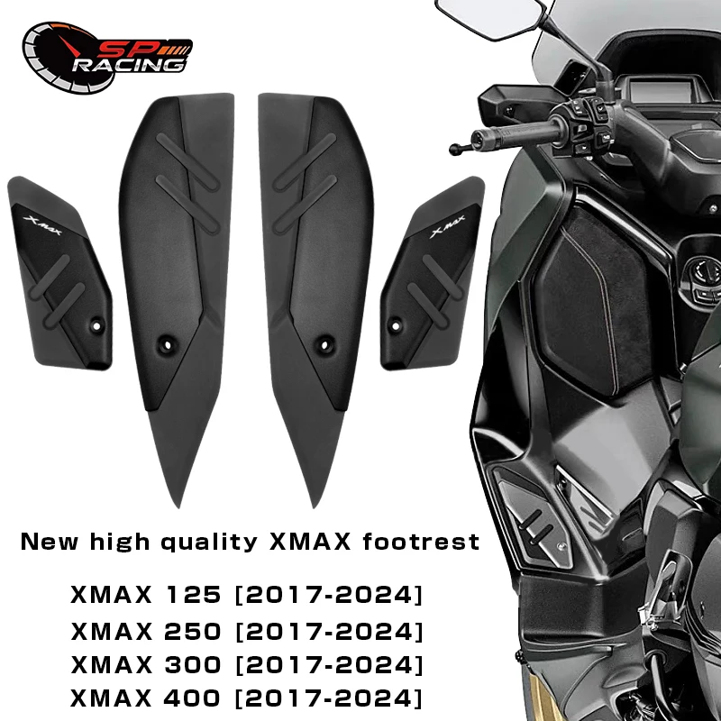 

NEW For Yamaha XMAX 125 250 300 400 XMAX125 XMAX250 XMAX300 XMAX400Foot Pegs Motorcycle Skidproof Pedal Footrest Footpads