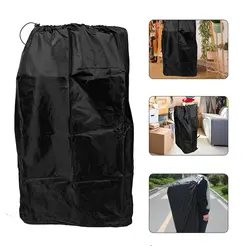 Bolsa de almacenamiento para cochecito de bebé, cochecito de transporte, bolsa de almacenamiento de nailon de viaje doble con cubierta de correa de mano, avión de gran capacidad