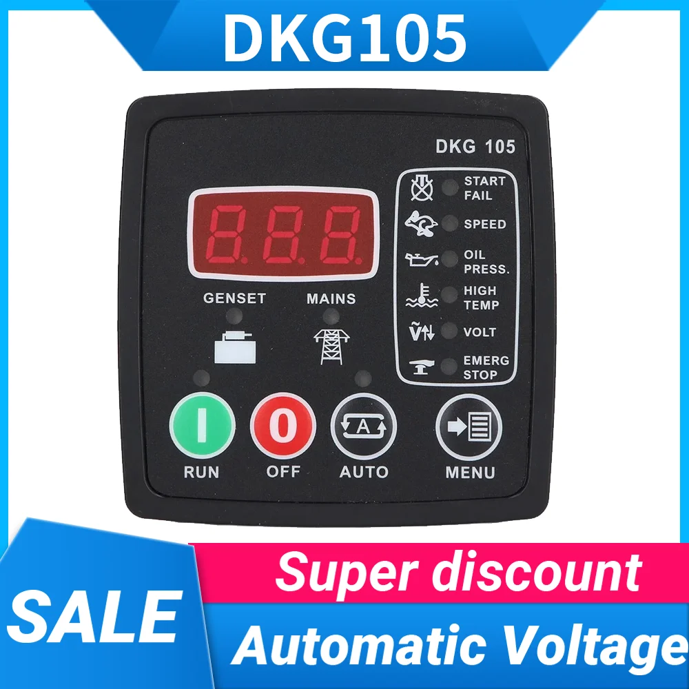 DKG105 Generator Engine Controller Auto Start Stop Diesel Module Panel for Diesel Gasoline Engine Generator