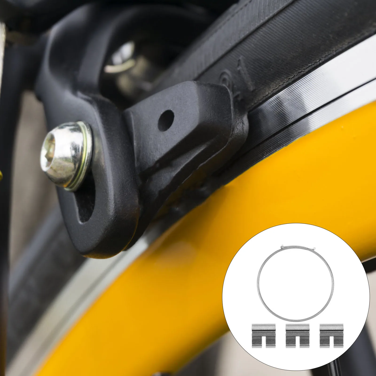 

1 set 1 Set Bicycle Base Spring With Fastener For Repair Kit Stainless Steel Replacement Springs