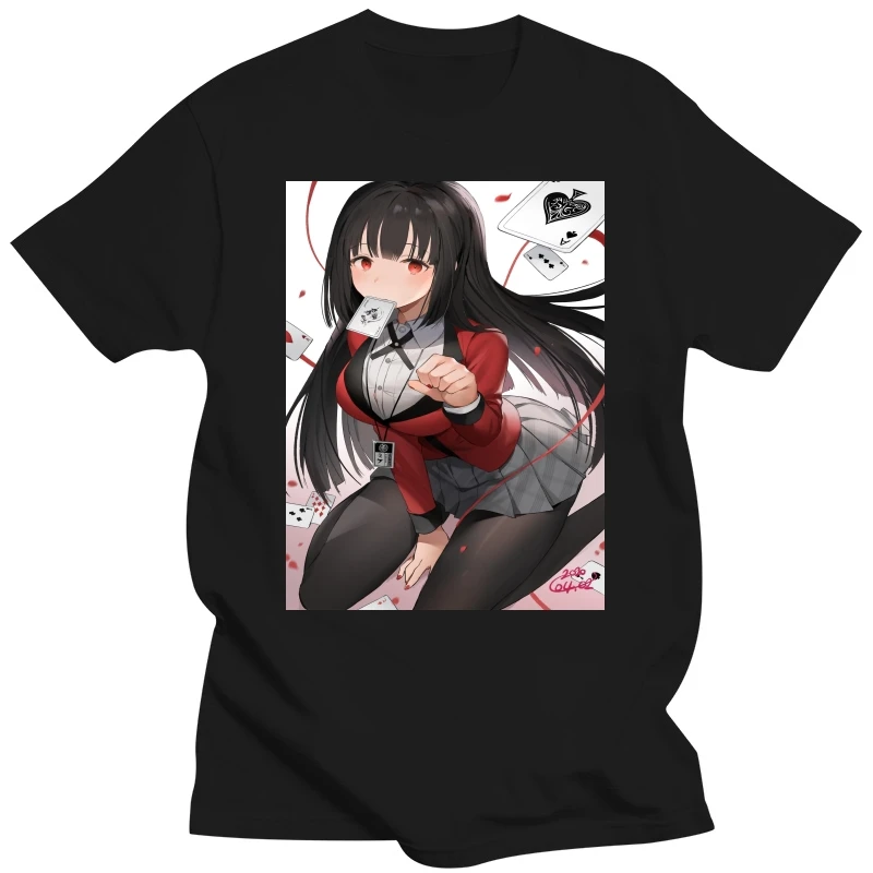 Kakegurui Yumeko Jabami Compulsive Gambler Anime Kawaii hoodie Anime Men Pullover Oversized Sweatshirt Sweater Streetwear