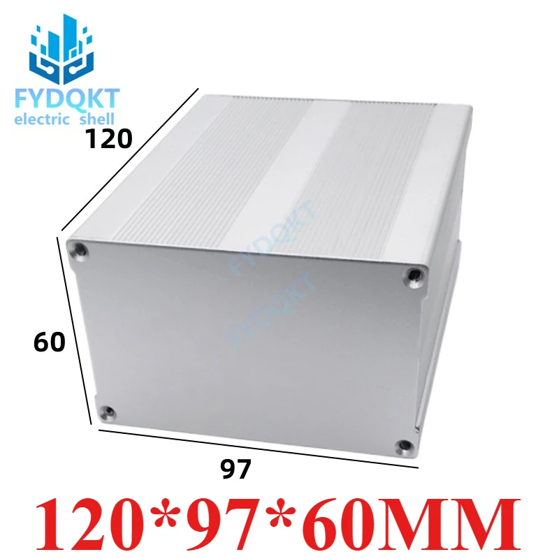 

Aluminum alloy box aluminum profile split shell battery Boxes circuit board 120x97x60mm