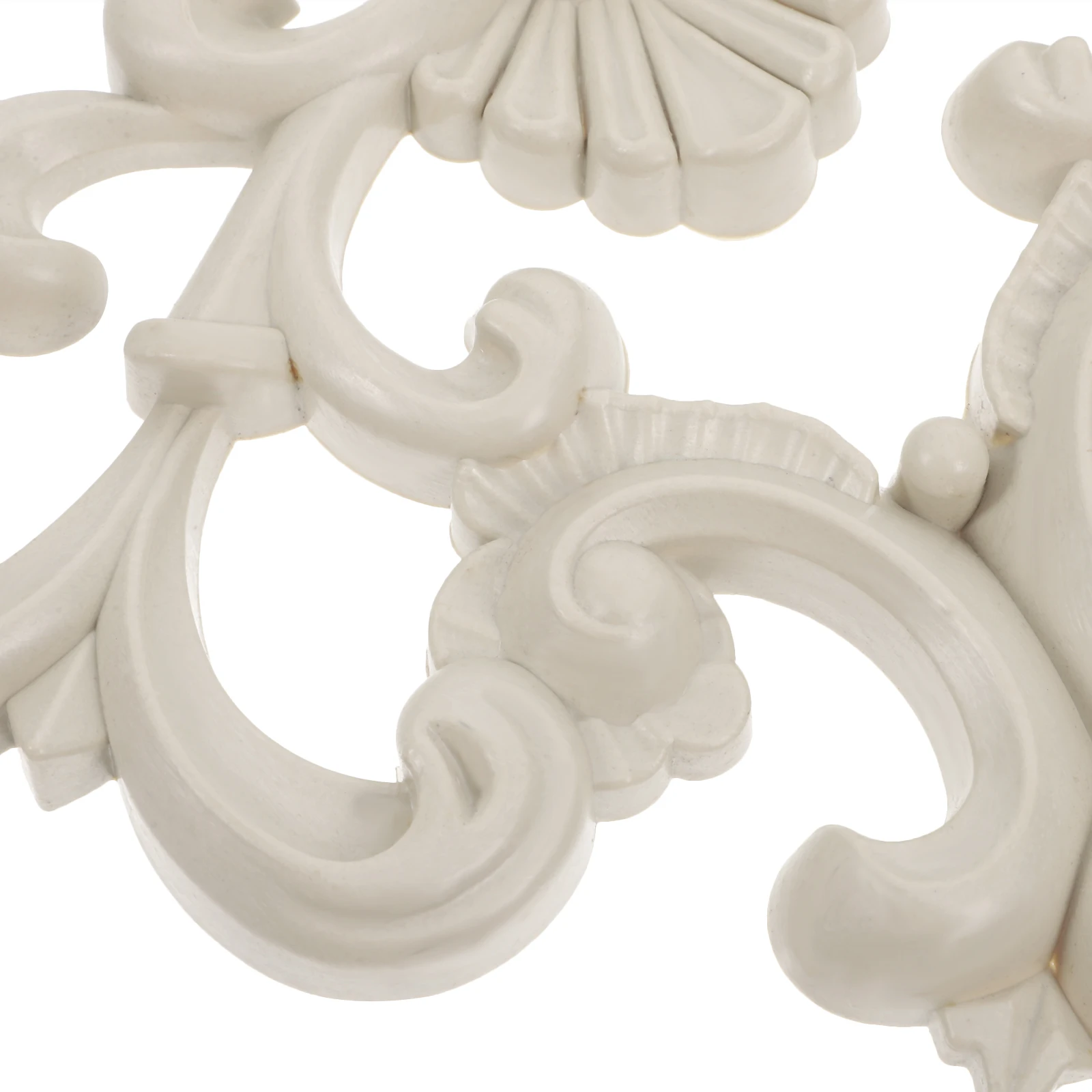 

PVC Corner Flower Decoration Applique Carved Onlay Wall Mount Decor Background Unique Design Easy Installation