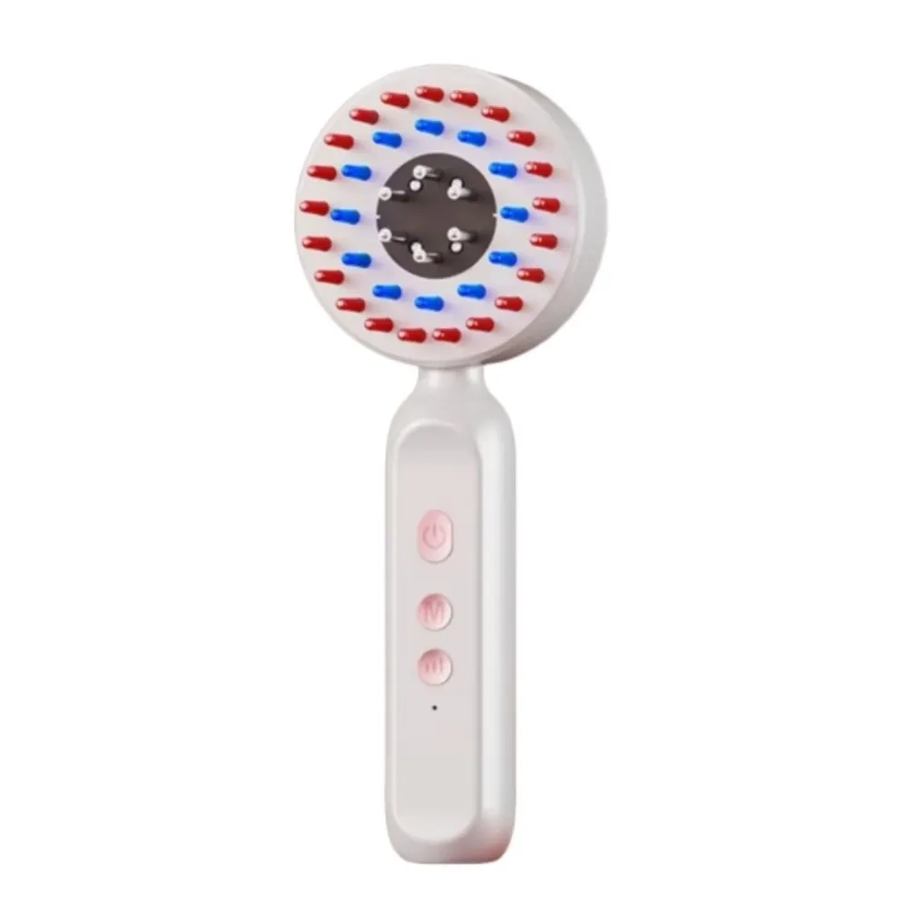 Multifunctional Introduction Liquid Head Massage Comb 3-Speed Vibration Massage Electric Hair Brush and Scalp Massager