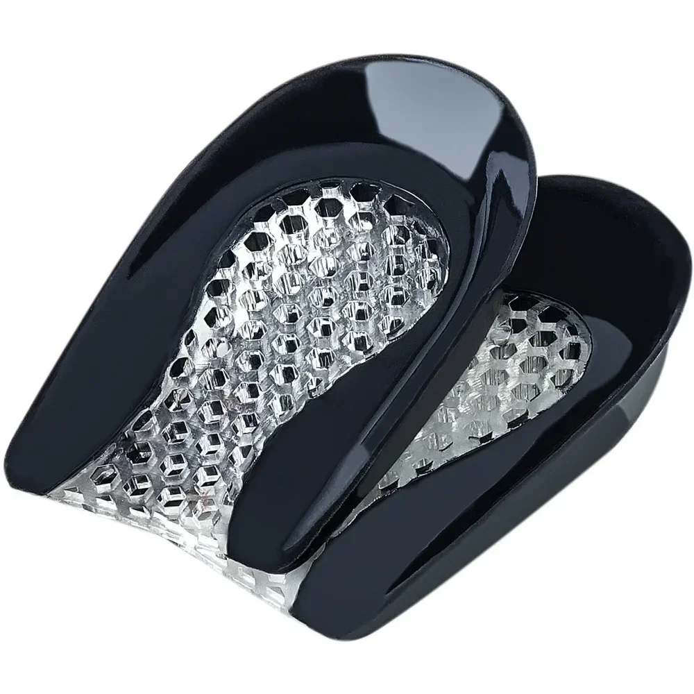 Silicone Gel Heel Pad for Shock Absorption Plantar Fasciitis Pain Relief Foot Care Insert Insole Height Increase Cup Cushion Pad image 2