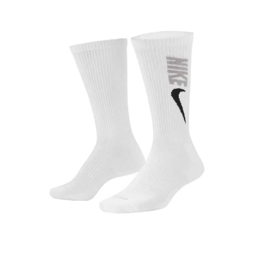 

Nike Fashionable and Comfortable Mid-Calf Sweat-Wicking Training Socks for Men and Women (3-Pack) DD1526-100