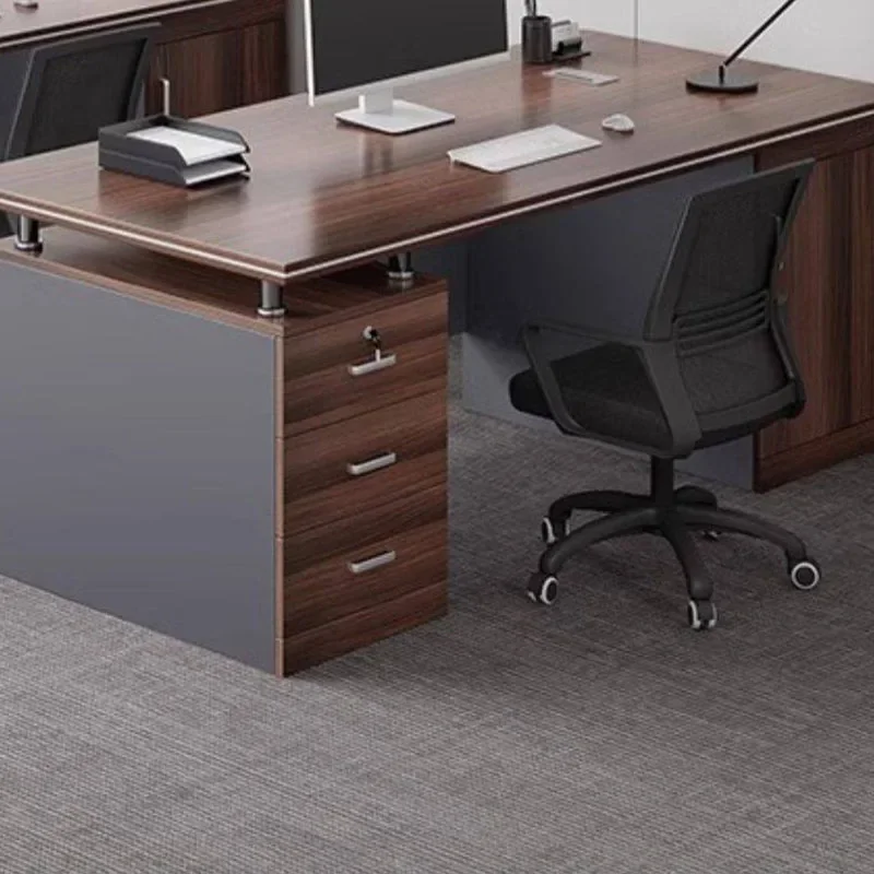 Organizers Wooden Office Desk Space Saving Executive Reception Office Desk Standing Study Escritorio Oficina Unique Furniture