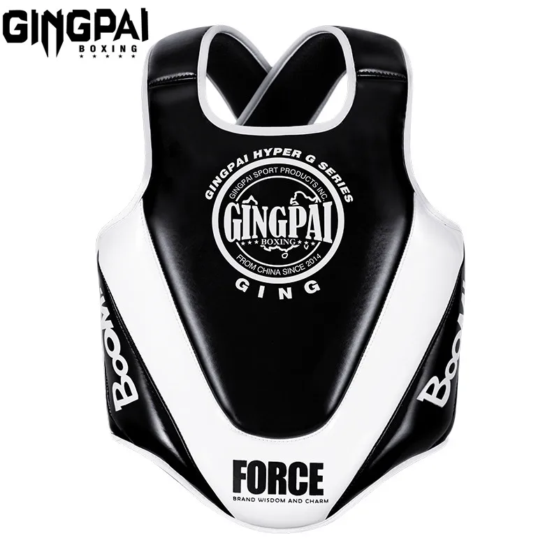 

Thickened boxing chest protection Sanda boxing training protective gear Muay Thai combat Sanda armor Body guard vest