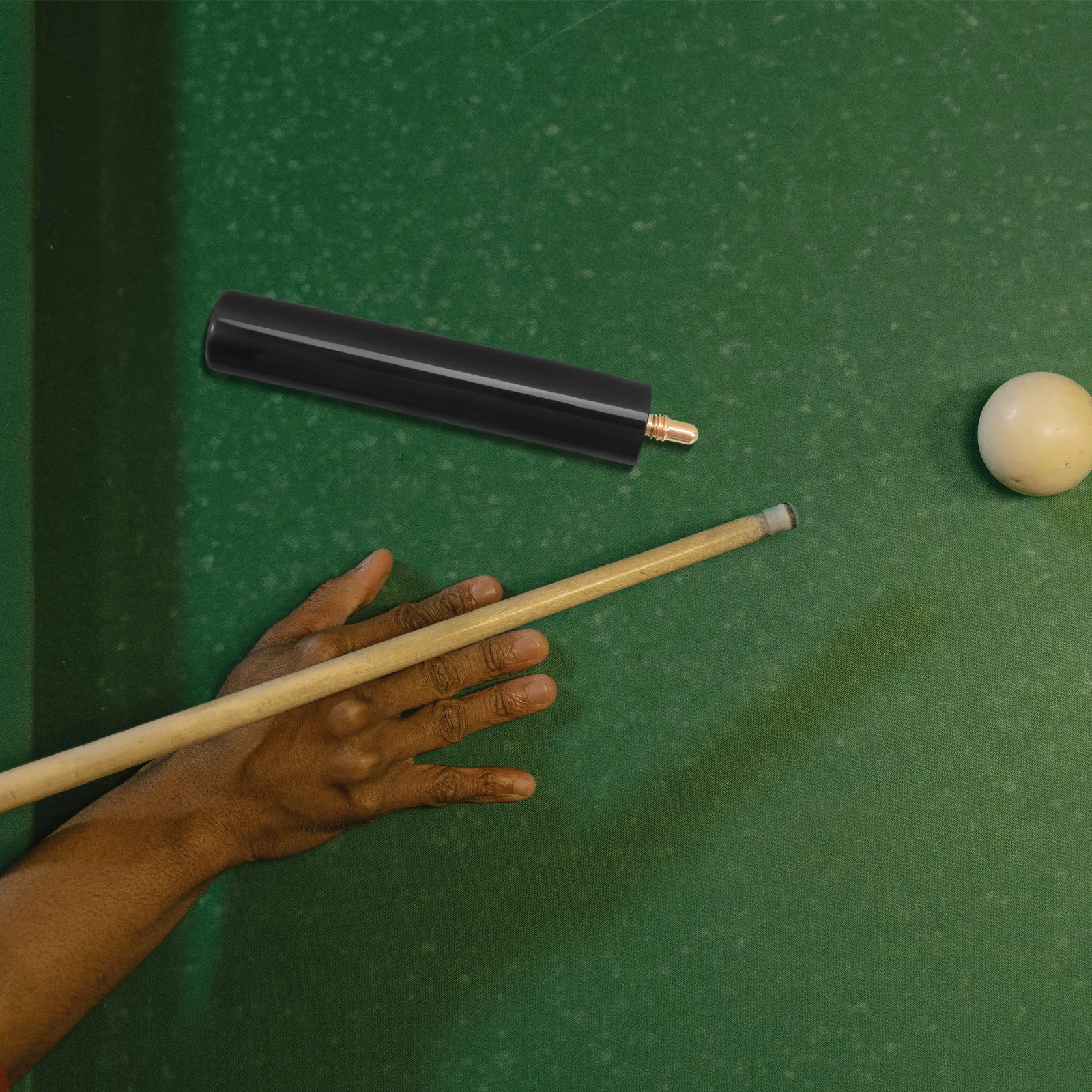 

Billiard Pool Cue Extension Small Head 1 Piece High Precision Lengthener for Adults Accurate Shots Enhanced Stability Easy