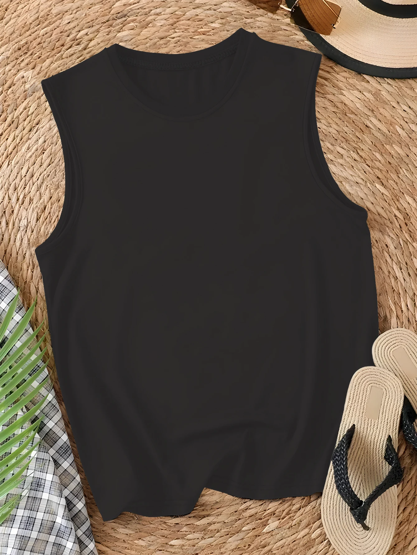 

Women'sVest:Lightweight,Solid Color,Sleeveless Design,Casual Daily Style,Soft Breathable Fabric for Spring&Summer Women'Clothing