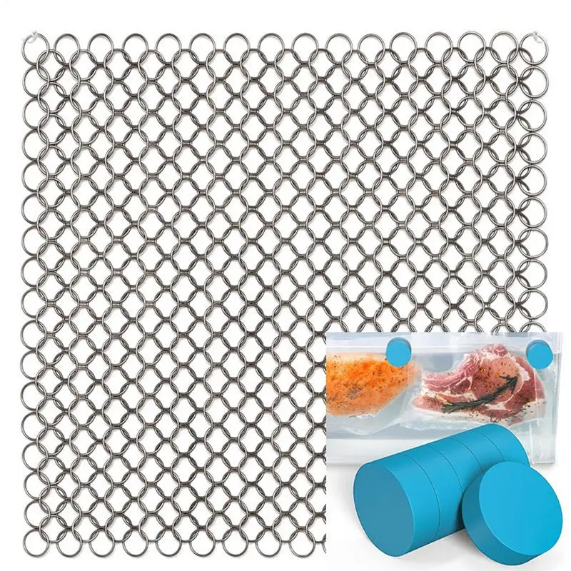 Sous vide corrente peso de aço inoxidável submersão completa rede de malha de cozimento para refeições saudáveis sous vide acessórios