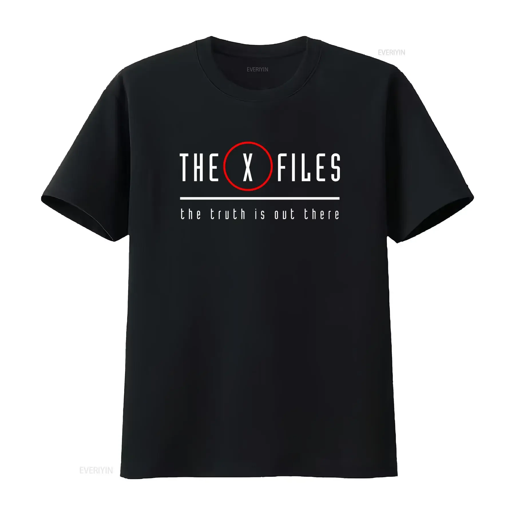 Retro Sci Fi X Files The Truth Is Out There Print Casual T Shirt vintage Washed homme Comfortable Stylish fashion Versatile