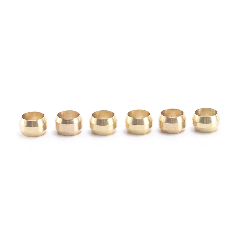 100PCS ทองเหลือง Ferrule แขน F - Compression Fitting Brass บทวิจารณ์และราคา