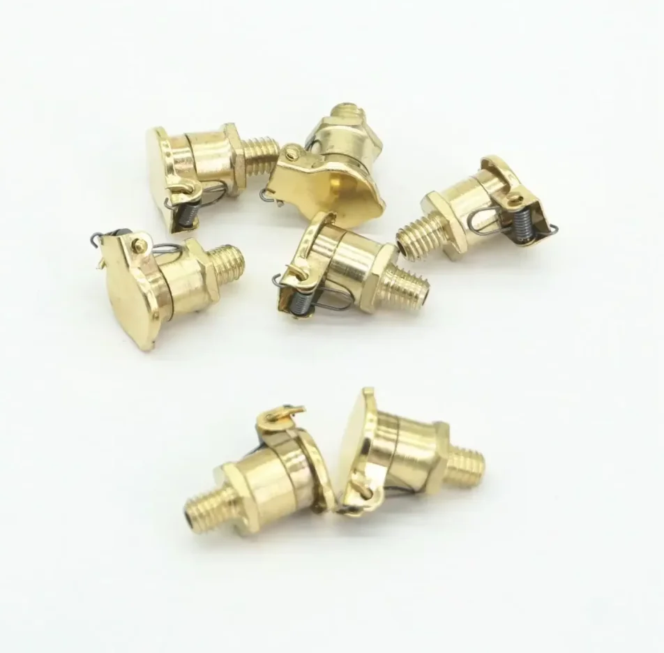 M6 M8 M10-M16 1/8 "1/4" BSP Männlich Messing Überzogene Zink-legierung Öl Tasse Öl Port Öler Flip cap Abdeckung Für Motor Tretlager – Detail 2