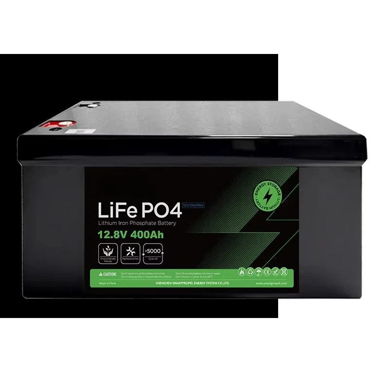 

12.8V 100Ah 300Ah 400Ah Energy Storage Lifepo4 Lithium Ion Batteries 12V 400Ah Lithium Battery Marine Golf Cart Solar Battery