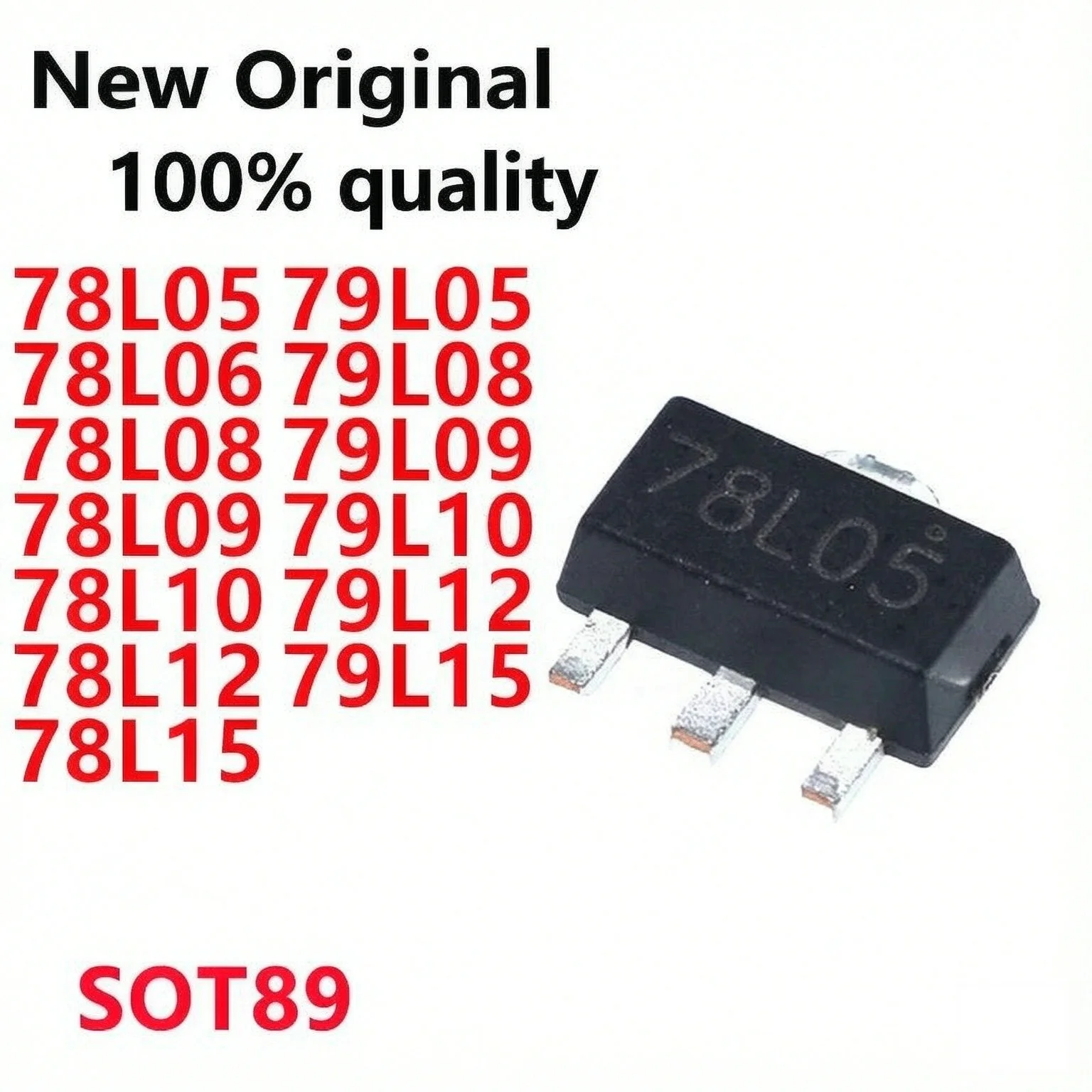 20-100/PCS New 78L05 78L06 78L08 78L09 78L10 78L12 78L15 79L05 79L08 79L09 79L10 79L12 79L15 Voltage stabilizing tube In Stock