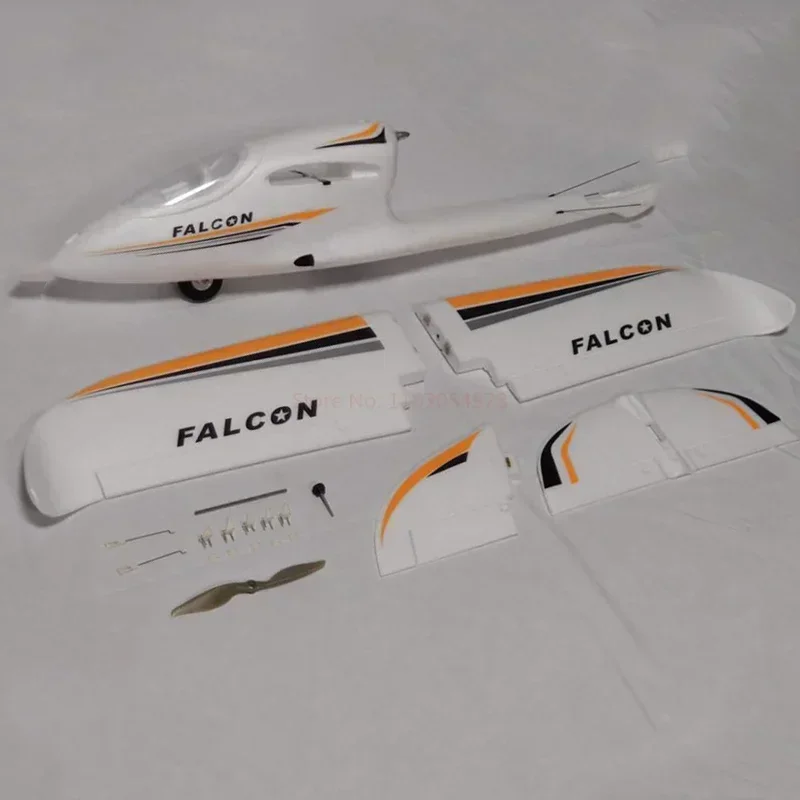 Máquina de entrenamiento modelo de avión Falcon, 1050mm, Wingspan Hookll, X6, entrenador de empuje trasero, Avión de control remoto de nivel de entrada Epo