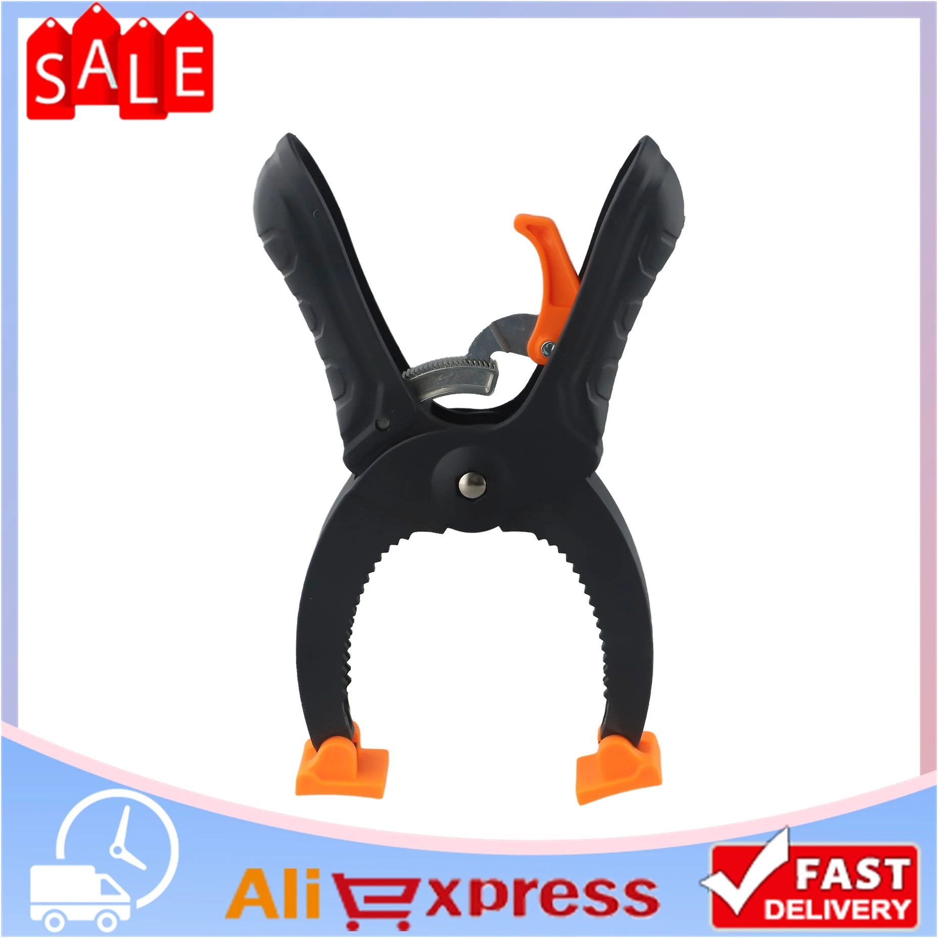 

4PCS 6/8Inch Ratcheting Hand Clamps Set 50/75mm Jaw Opening With Powerful Clamping Force Trigger Clamps For Gluing Securing