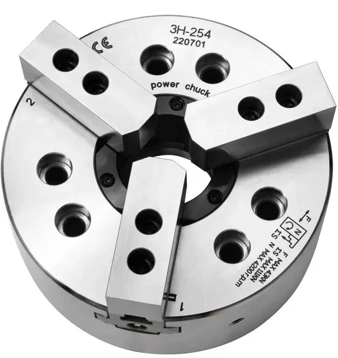 0.003mm Precision Chuck, Chinese SANOU Brand CNC Lathe Three Jaw Hollow 6000 Speed Hydraulic Power Chuck