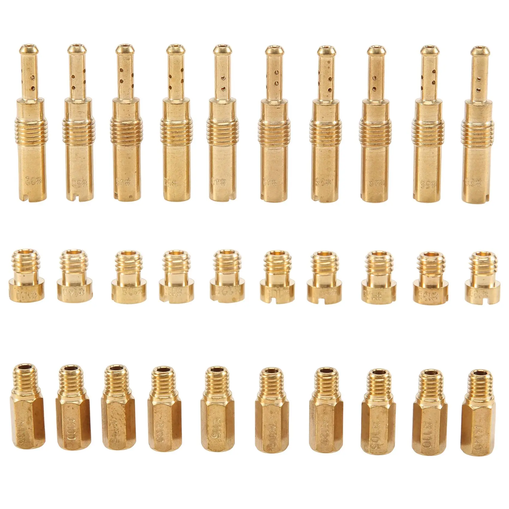 

[В наличии] 30 шт. главная жиклера карбюратора и 10 шт. медленного пилота для карбюраторов PWK CVK PWM