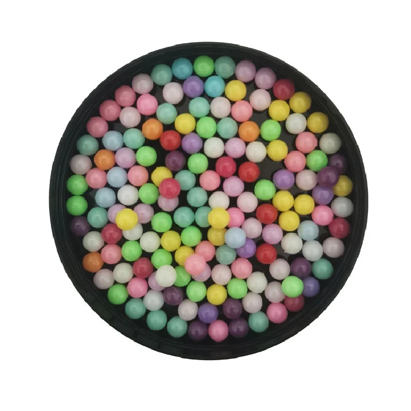 

500gram 1.3~10mm Solid Colors No Hole Acrylic ABS Imitation Pearl Beads Round Loose Beads For Jewelry Making Accessories