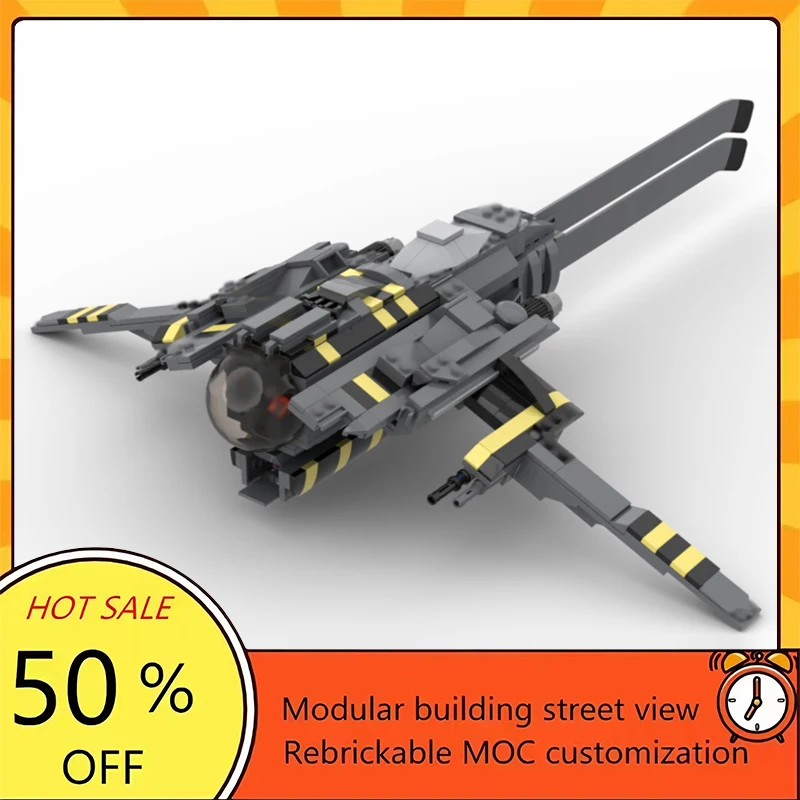 

681PCS Popular Space War Movie Model MOC Building Bricks Spaceship Modular Technology Gifts Holiday Assemble Children Toy Suit