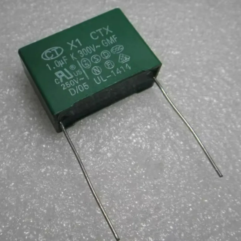 

10PCS 1.0uf/300VAC 1u0f 1uf 105 Brand New 28mm Film Capacitor