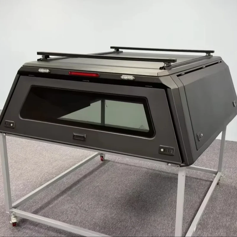 Car Accessories Push-pull Hard Tri-fold Roller Shutter Custom Pickup Truck Bed Tonneau Cover
