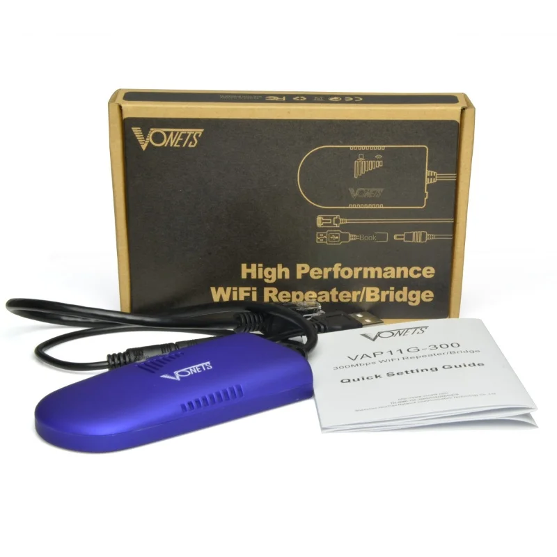 VONETS VAP11G-300 Portable Wifi Repeater/Bridge/Router Modes AP Signal Booster Wifi Hotspot Extender Amplifier Network Coverage