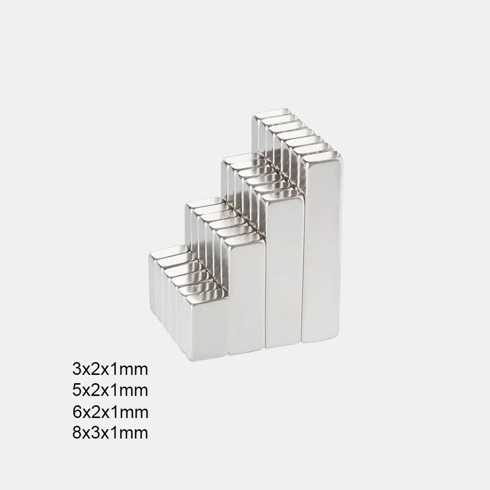 3x2x1 5X2x1 8x3x1 Small Block Magnets 3*2*1 For Home Refrigerator,Office,DIY 5*2*1 Strong Powerful Magnet 6*2*1 8*3*1 10*5*1
