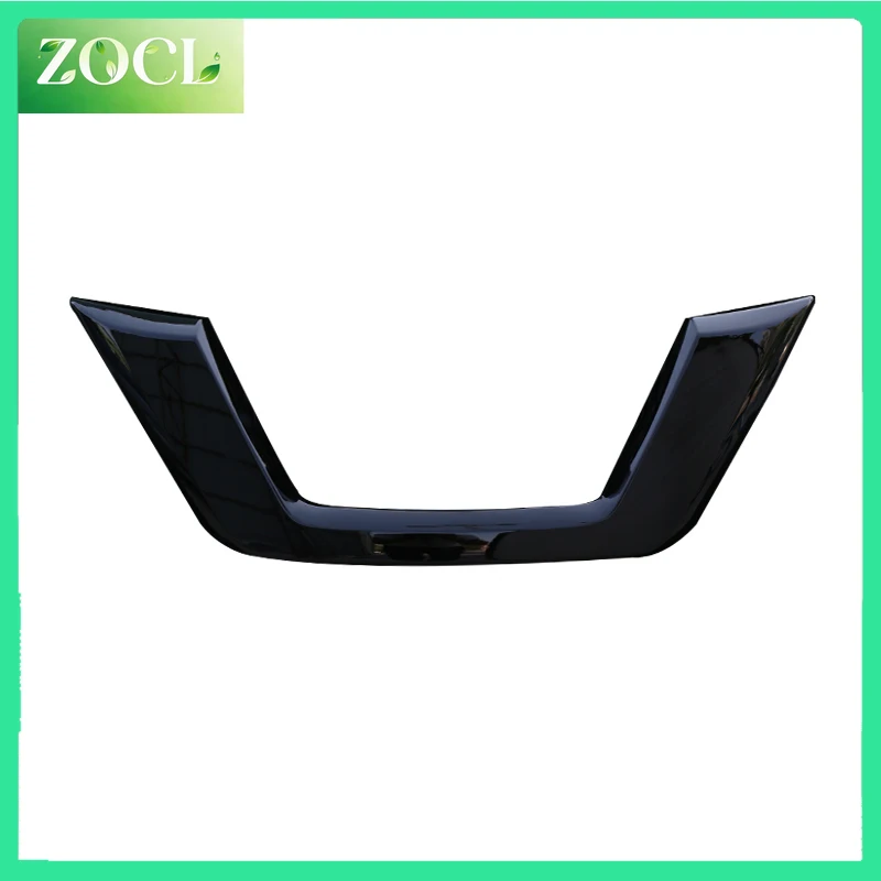 New Car styling Fit For Nissan Qashqai J11 19-20 carbon fiber texture/Gloss black Front Grill Trim Cover
