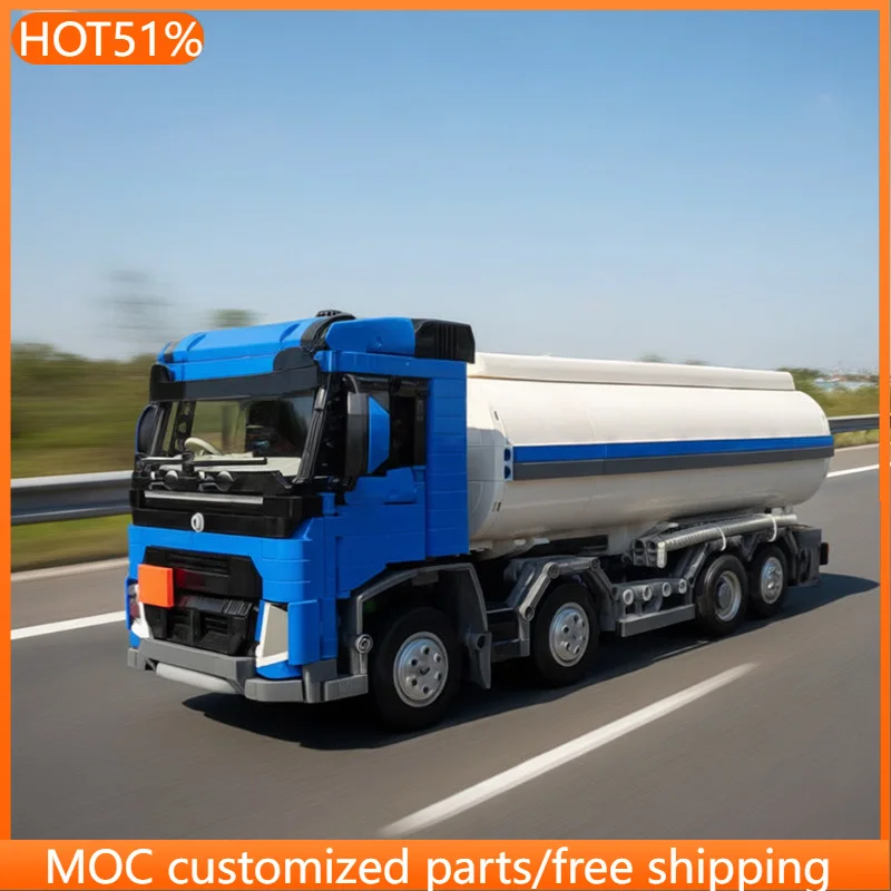 

Конструктор MOC «Танкер для перевозки нефти» (1919 деталей), модульный, креативный дизайн, развивающая игрушка для самостоятельной сборки, подарок на праздники