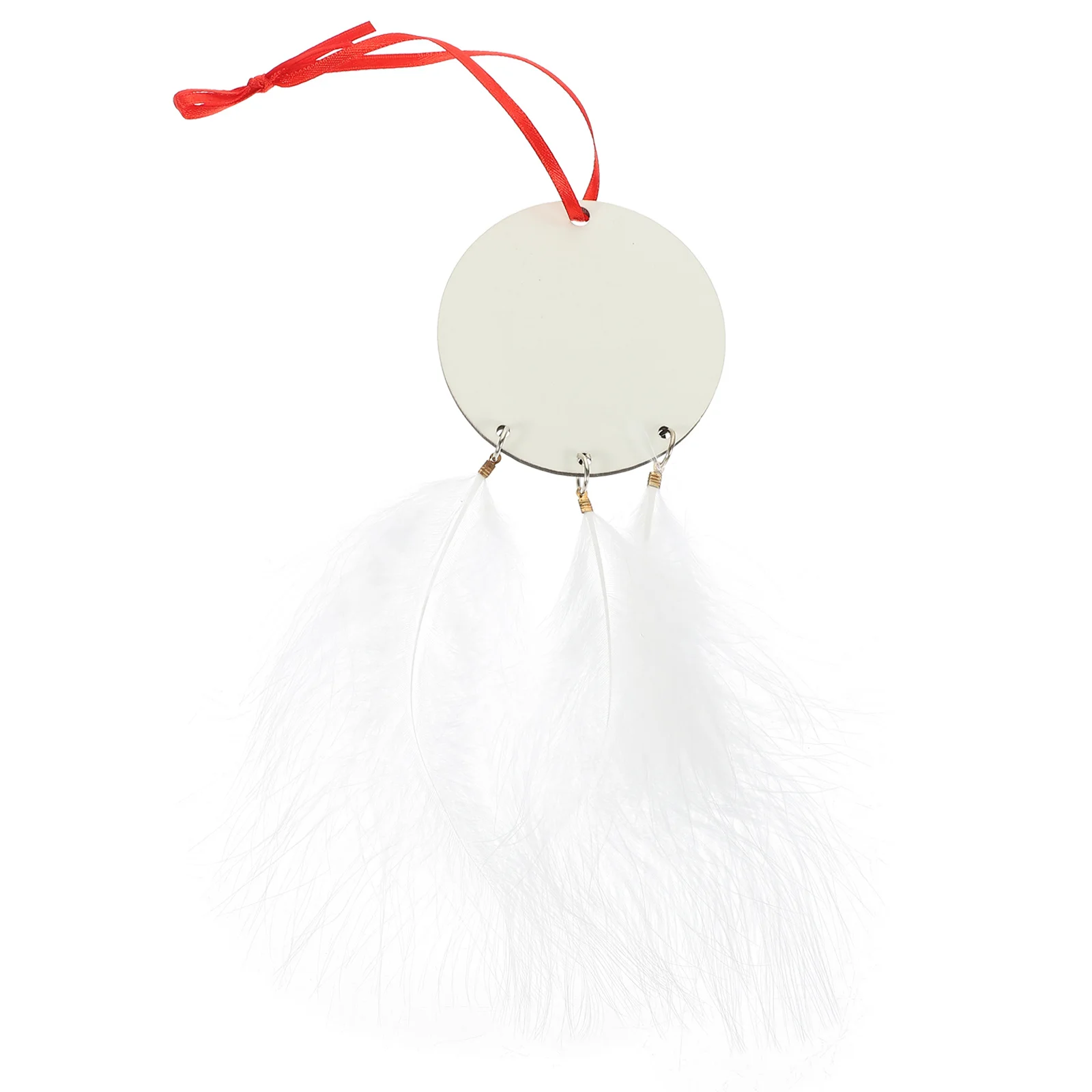 

Christmas Sublimation Plume Pendant Heat Transfer Diy Ornament Decoration Party Home Hanging Tree Wall Fireplace Layout Pcs