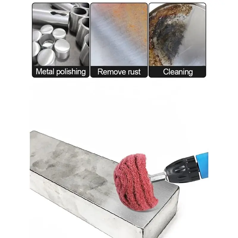 AT63-5PCS Polishing Wheel Polishing Wheel Drill Attachment Set Polishing Tools Polishing Set Polishing Scrubbing