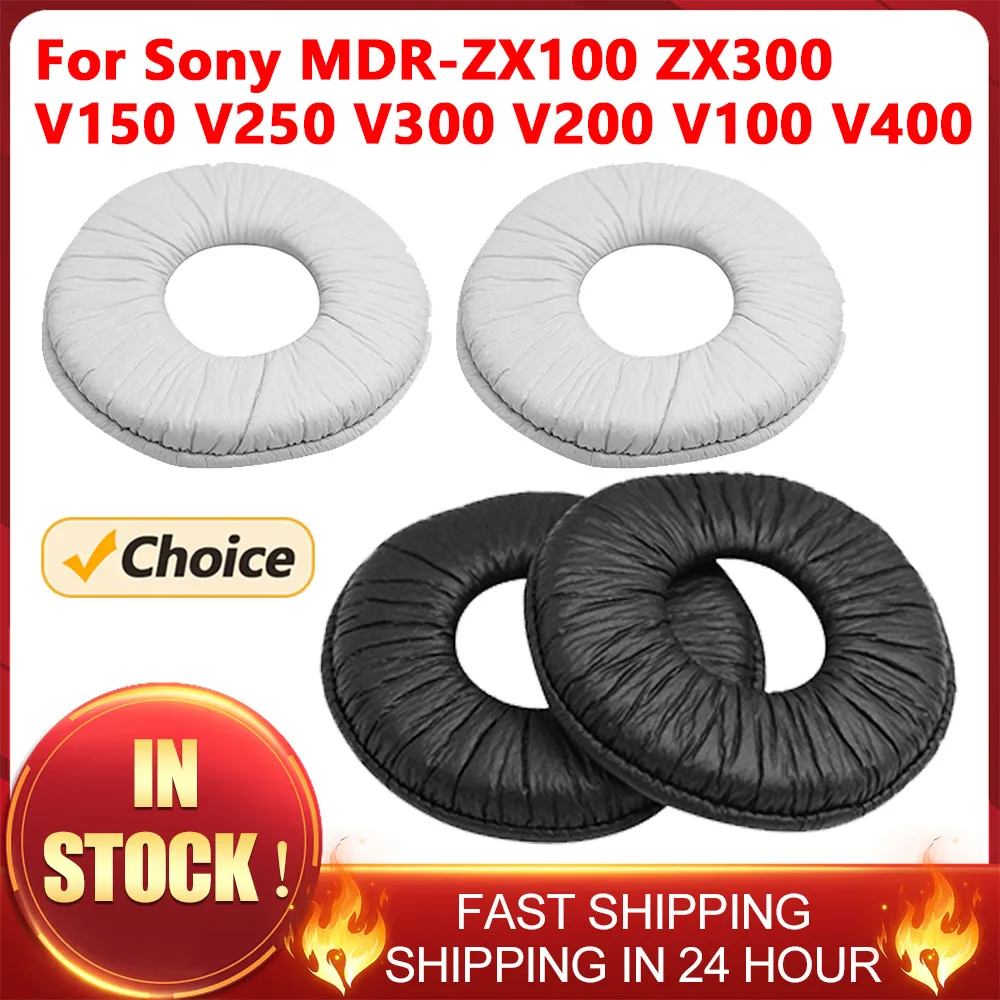 1 Pair Headphone Ear Cushion Soft Sponge Headset Ear Pads Cushion Cover For Sony MDR-ZX100 ZX300 V150 V250 V300 V200 V100 V400