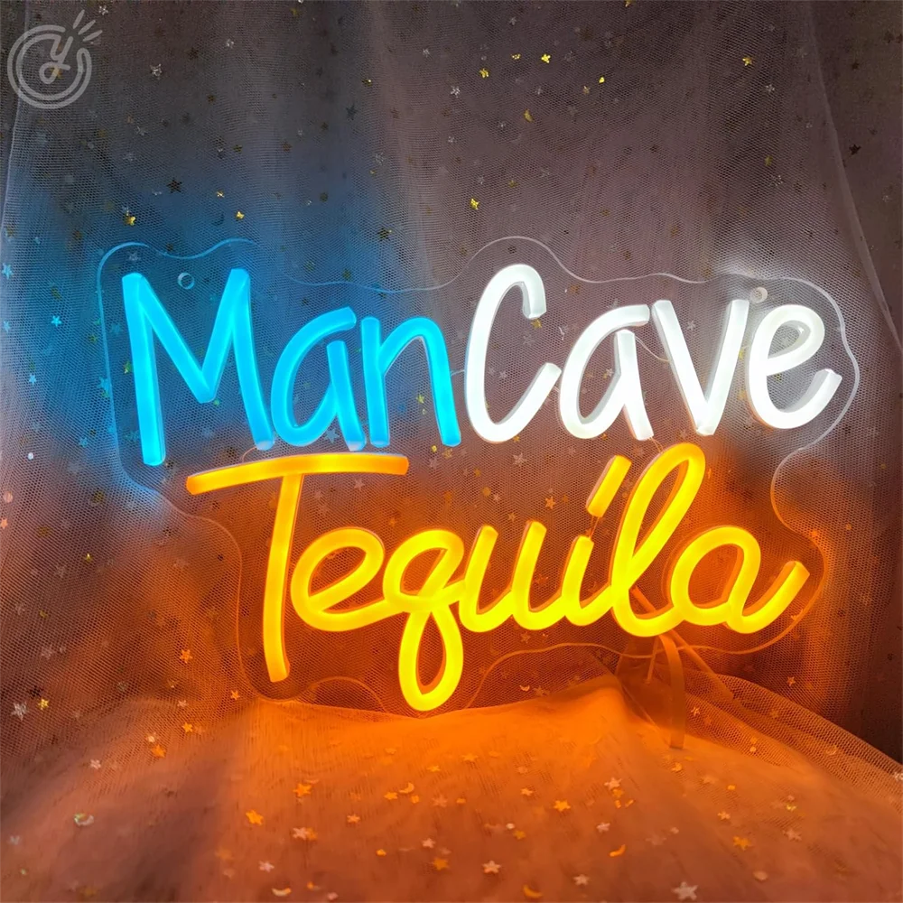 Tequila Neon Signs for Man Cave LED Signs for Man Cave, Bar Neon Beer Signs LED Signs for Room Men Home Beer Bar Restaurant