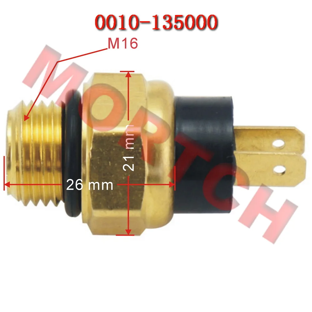 Engine Water Temperature Sensor 80 Degree M16 0010-135000 For CFMoto ATV UTV SSV CF500 CF625 X5 X6 Z6 CF188 CF196S