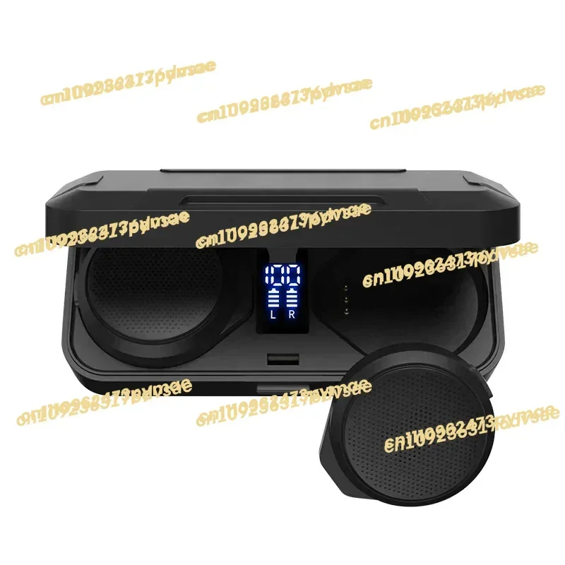 NEW Wireless Earphones TWS LED Display Binaural Headset Waterproof HD Calling Helmet Headphones for Riding and Skidding